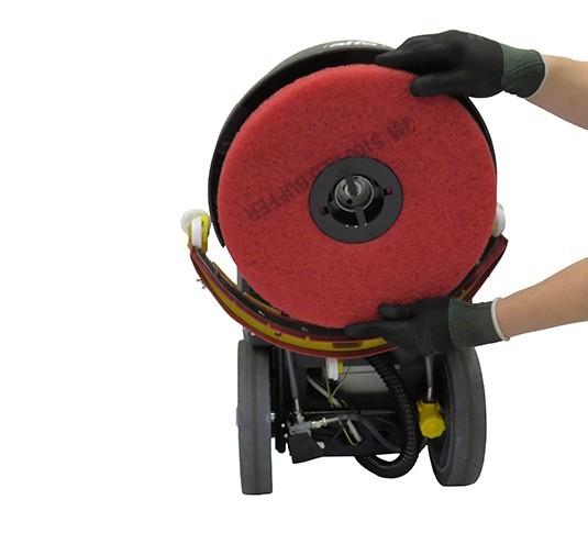 A135 Lavadora de piso de operação a pé alt 7