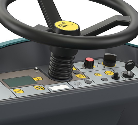 SA2000 Varredeira compacta a bateria de operação a bordo alt 5