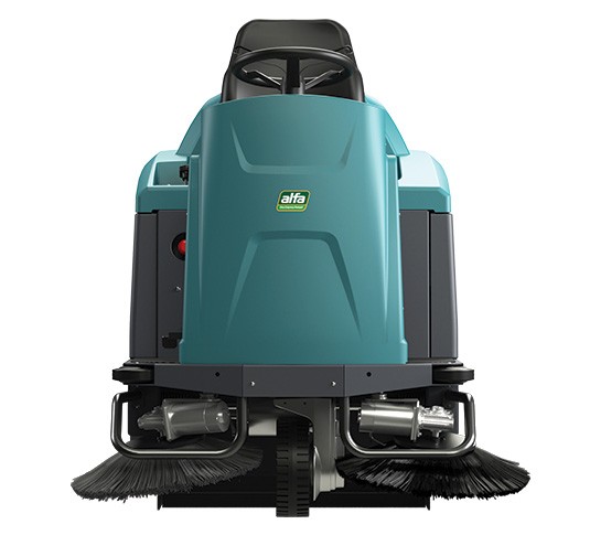 SA2000 Varredeira compacta a bateria de operação a bordo alt 3