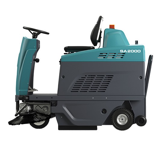 SA2000 Varredeira compacta a bateria de operação a bordo alt 2