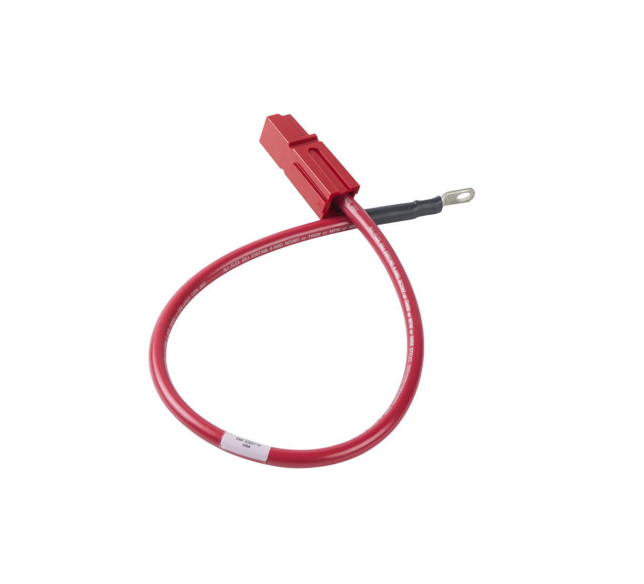 1262285 CABLE, 04GA 20.0L RED .31RING /[PP120] alt 1