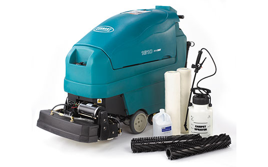tennant 1610 carpet extractor rollers helps to remove deep embedded dirt from the carpet fibers
