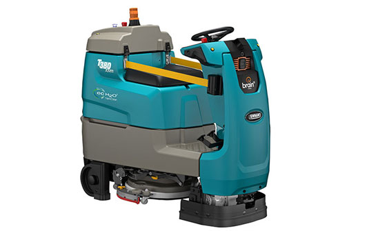 Tennant's small space robotic cleaner, T380 autonomous robot floor scrubber