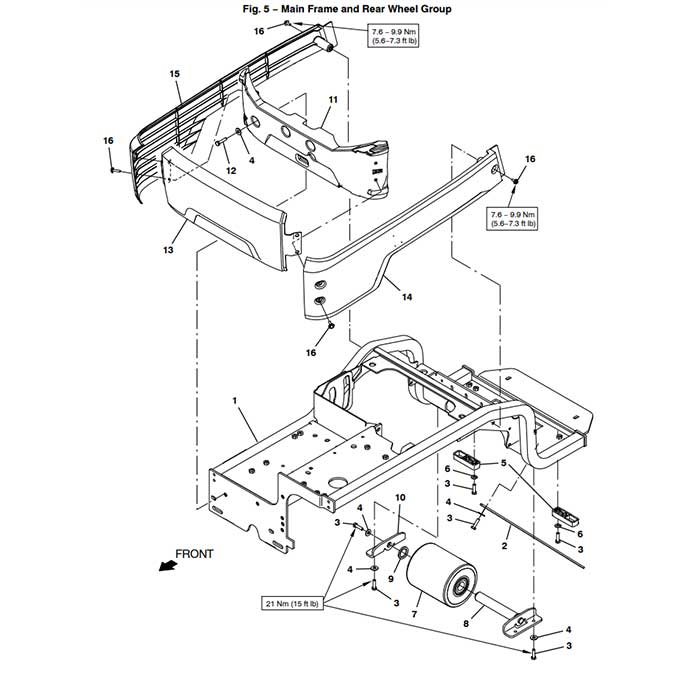 T500 floor scrubber schematic