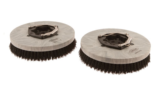 disk floor scrubber brush