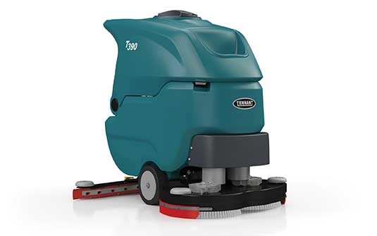 left view of t390 floor cleaning machine
