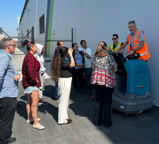 Tennant T12XP Ride-On Floor Scrubber