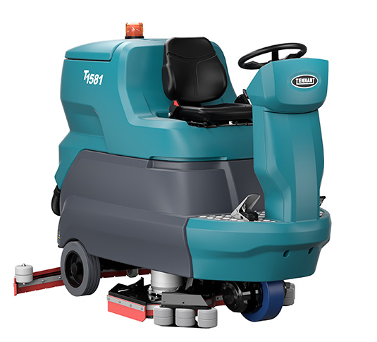 T1581 Ride-On Floor Scrubber