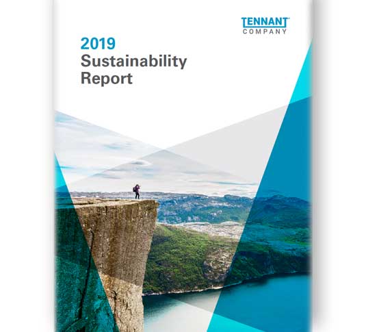 Tennant Company 2019 Sustainability Report cover