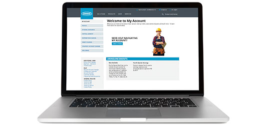 Tennant My Account Customer Portal