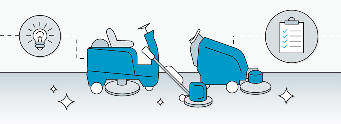 Choosing Between Burnishers and Buffers