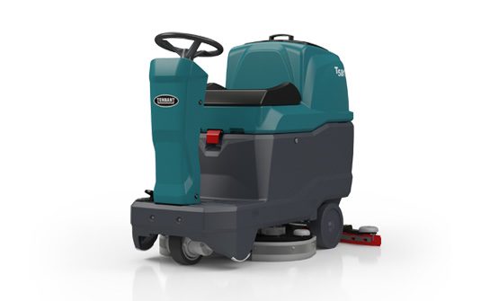 Tennant T581 floor scrubber left side of machine