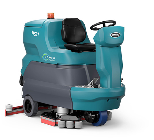 T1581 Ride-On Floor Scrubber-Dryer