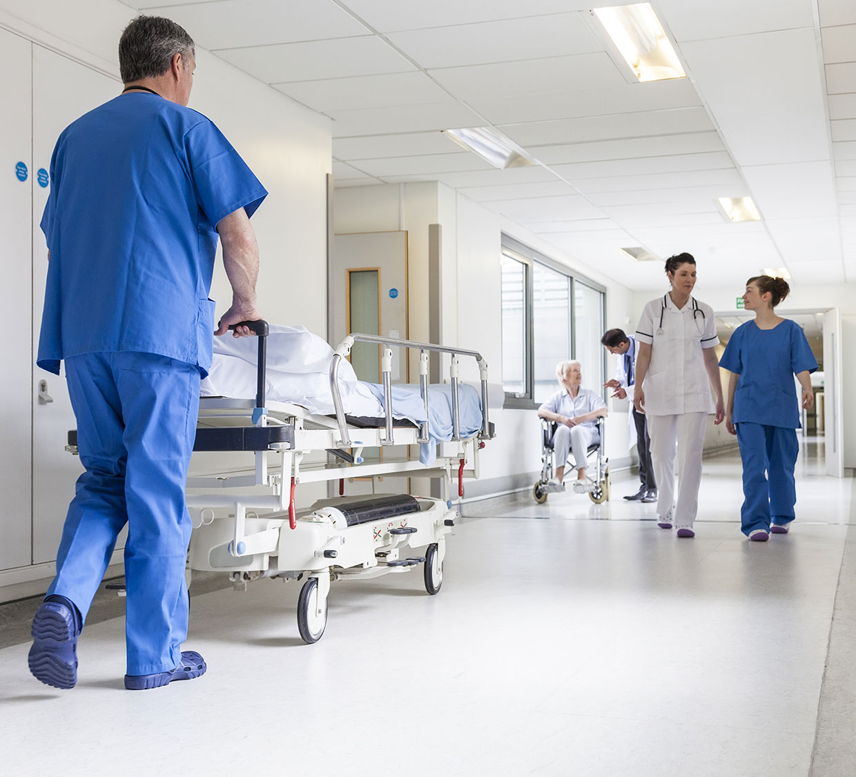 Clean Healthcare Hallway