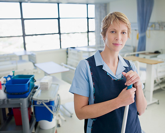 Cleaning professional