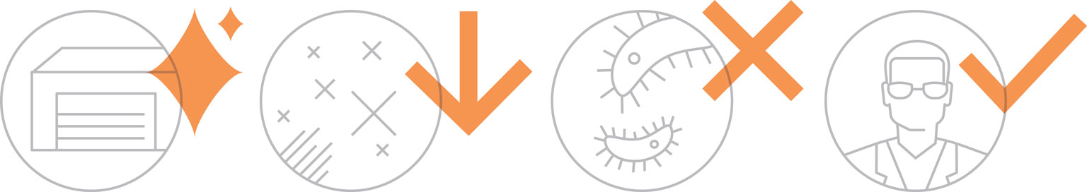 Cleaning helps improve health and safety by reducing dust, chemical residues and bacteria from the surfaces we encounter every day.