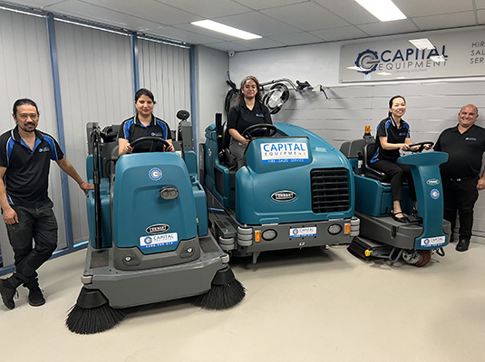 Capital Equipment Hire Team with Tennant Equipment