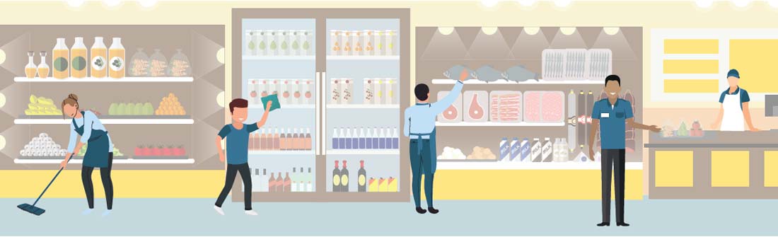 Software y equipo de máquinas de limpieza robotizadas.