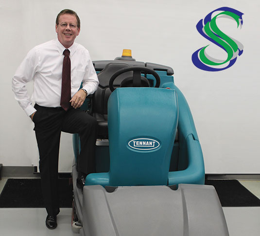 Sparkle Services, Inc. - Fregadora de conductor sentado Tennant T16 con ec-H2O