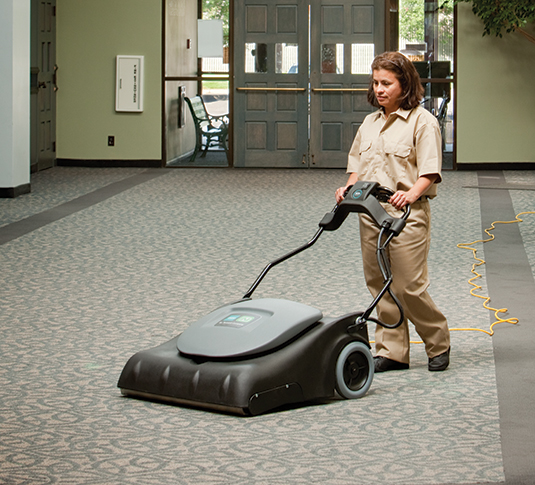 Aspirateur nettoyant à grande surface V-WA-30 dans un bureau