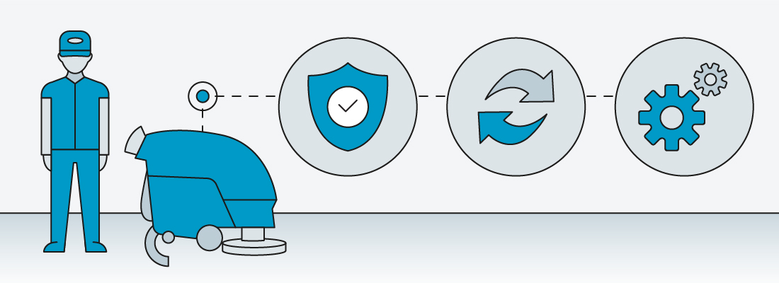 Stai valutando macchine per la pulizia dei pavimenti per la tua azienda? Considera quelle ricondizionate
