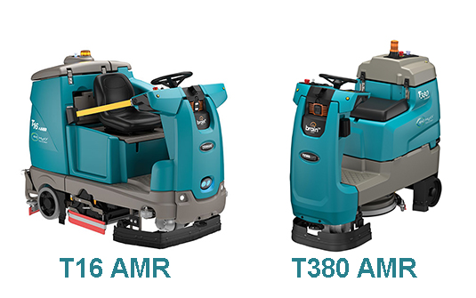 t380ロボット型フロアスクラバーと比較したt16