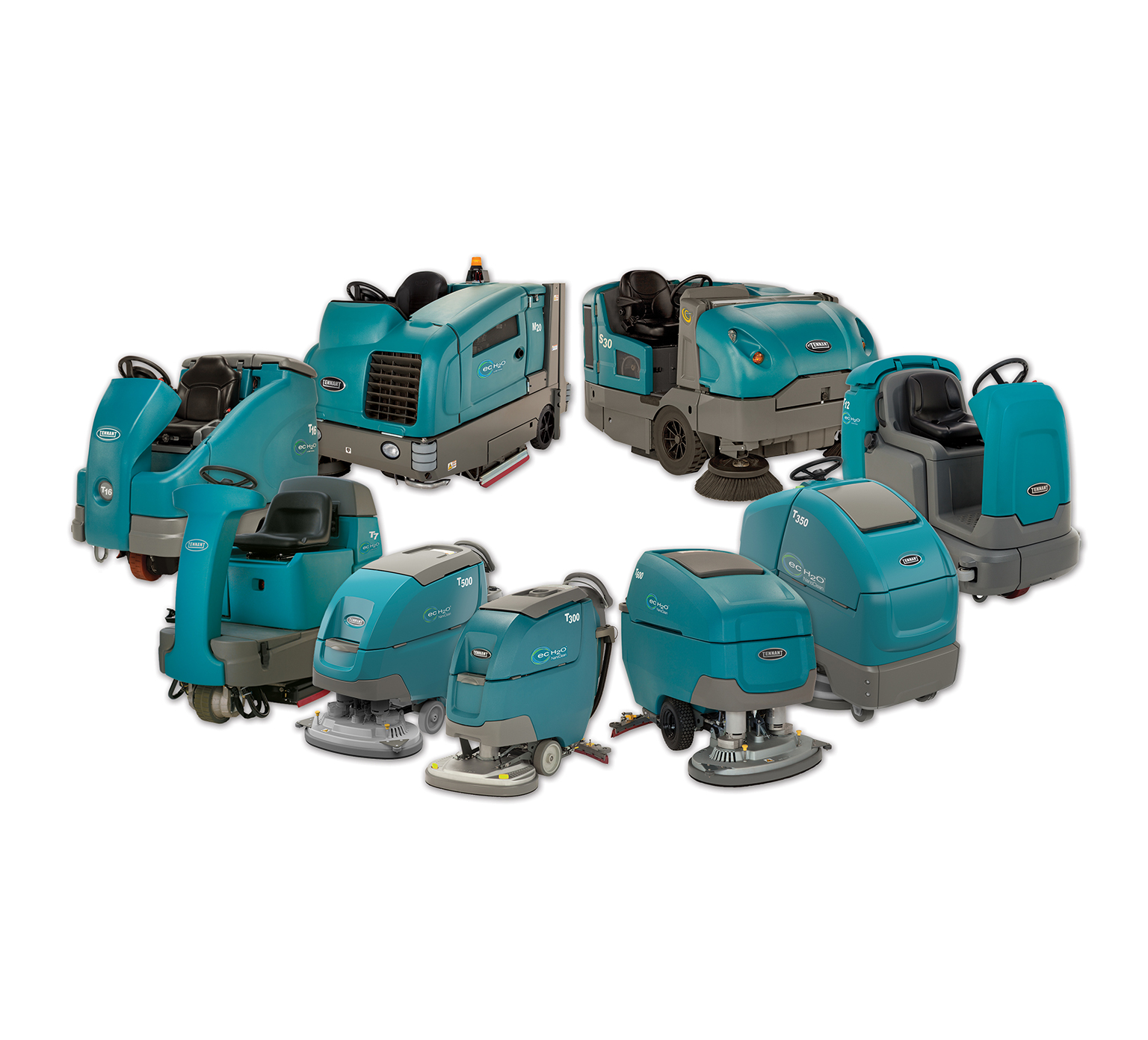 Linha de máquinas de limpeza da Tennant Company