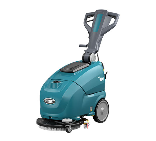 T191 Small Walk-Behind Floor Scrubber facing left